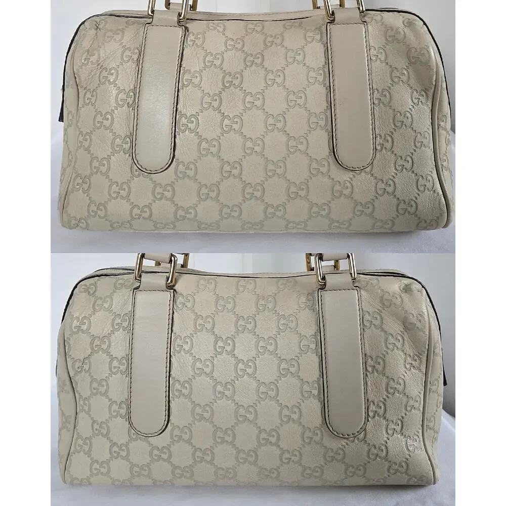 Gucci Signature GG Embossed Boston Shoulder Bag